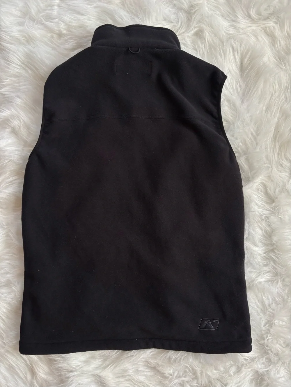 Klim Men’s Black Fleece Vest - Lightweight Warmth